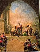 Francisco Bayeu Charity of Saint Elladius of Toledo France oil painting artist